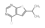 4-CHLORO-6-ISOPROPYLTHIENO[2,3-D]PYRIMIDINE picture