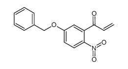 1-(5-benzyloxy-2-nitrophenol) -2-propen-1-one结构式