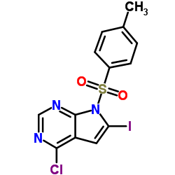 4-Chloro-6-iodo-7-tosyl-7H-pyrrolo[2,3-d]pyrimidine picture