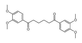 1,6-bis(3,4-dimethoxyphenyl)-1,6-hexanedione Structure