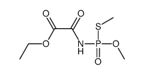 ethyl 2-[[methoxy(methylsulfanyl)phosphoryl]amino]-2-oxoacetate结构式