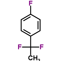 1-(1,1-Difluoroethyl)-4-fluorobenzene结构式