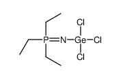 triethyl(trichlorogermylimino)-λ5-phosphane结构式