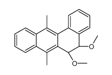 (5R,6S)-5,6-dimethoxy-7,12-dimethyl-5,6-dihydrobenzo[a]anthracene Structure