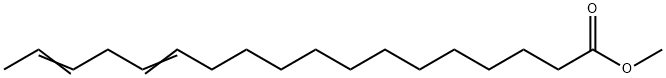 13,16-Octadecadienoic acid methyl ester结构式