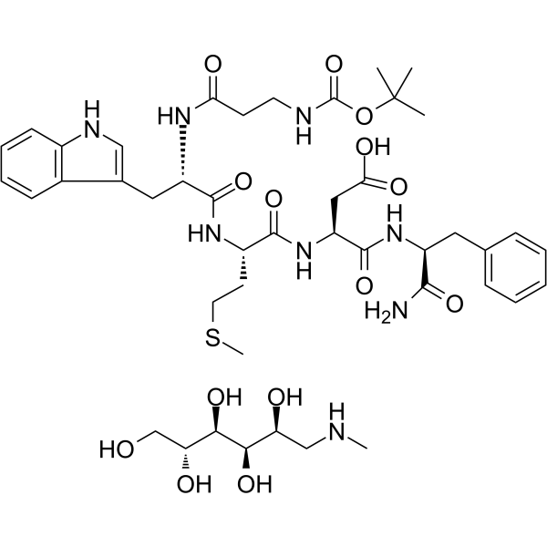 Pentagastrin meglumine结构式