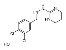 1-[(3,4-dichlorophenyl)methyl]-2-(1,4,5,6-tetrahydropyrimidin-2-yl)hydrazine,hydrochloride Structure