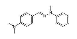 4-dimethylamino-benzaldehyde-(methyl-phenyl-hydrazone)结构式