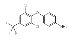 4-[2,6-dichloro-4-(trifluoromethyl)phenoxy]aniline Structure