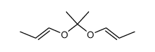 2,2-trans,trans-bis-propenyloxy-propane结构式