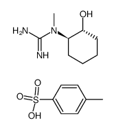 N-((1R,2R)-2-Hydroxy-cyclohexyl)-N-methyl-guanidine; compound with toluene-4-sulfonic acid Structure