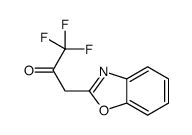 3-(1,3-benzoxazol-2-yl)-1,1,1-trifluoropropan-2-one结构式