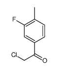 Ethanone, 2-chloro-1-(3-fluoro-4-methylphenyl)- (9CI)图片