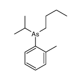 butyl-(2-methylphenyl)-propan-2-ylarsane Structure