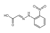 (2-nitro-phenylhydrazono)-acetic acid Structure