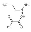 Propylhydrazine ethanedioate (1:1) structure