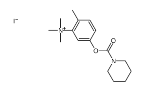 trimethyl-[2-methyl-5-(piperidine-1-carbonyloxy)phenyl]azanium,iodide Structure