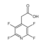 (2,3,5,6-TETRAFLUORO-4-PYRIDINYL)ACETIC ACID Structure