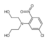 2,2'-(5-chloro-2-nitro-phenylazanediyl)-bis-ethanol Structure