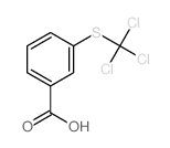 3-(trichloromethylsulfanyl)benzoic acid Structure