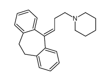 10,11-Dihydro-5-(3-piperidinopropylidene)-5H-dibenzo[a,d]cycloheptene Structure