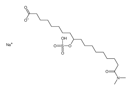 sodium hydrogen N,N-dimethyl-10-(sulphonatooxy)octadecanamidate picture