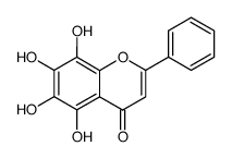 5,6,7,8-tetrahydroxyflavone结构式