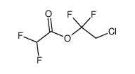 2-chloro-1,1-difluoroethyl 2,2-difluoroacetate Structure