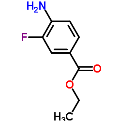 Ethyl 4-amino-3-fluorobenzoate structure