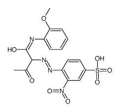 4-[[1-[[(2-methoxyphenyl)amino]carbonyl]-2-oxopropyl]azo]-3-nitro-Benzenesulfonic acid picture