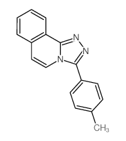 3-(4-methylphenyl)-[1,2,4]triazolo[3,4-a]isoquinoline结构式