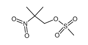 methanesulphonic acid (2-methyl-2-nitropropyl)-ester Structure