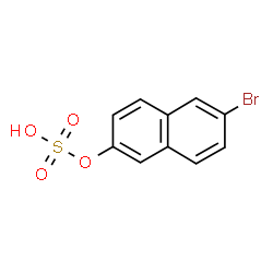 6-bromo-2-naphthyl sulfate结构式