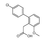 2-[2-(4-chlorophenyl)-6-methoxyphenyl]acetic acid Structure