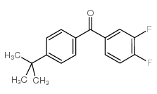 (4-tert-butylphenyl)-(3,4-difluorophenyl)methanone Structure