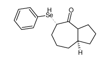 (8aS)-5-(phenylselanyl)octahydroazulen-4(1H)-one Structure