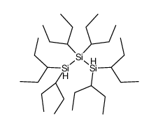 1,1,2,2,3,3-hexakis(1-ethylpropyl)trisilane Structure