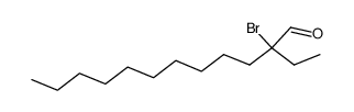 2-ethyl-2-bromododecanal结构式