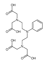 2-[2-[N-[2-[bis(carboxymethyl)amino]ethyl]anilino]ethyl-(carboxymethyl)amino]acetic acid Structure