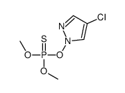 (4-chloropyrazol-1-yl)oxy-dimethoxy-sulfanylidene-λ5-phosphane Structure