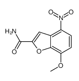 7-methoxy-4-nitro-1-benzofuran-2-carboxamide Structure