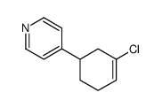 4-(3-chlorocyclohex-3-en-1-yl)pyridine Structure