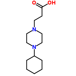 3-(4-CYCLOHEXYL-PIPERAZIN-1-YL)-PROPIONIC ACID picture