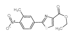 2-(3-METHYL-4-NITRO-PHENYL)-THIAZOLE-4-CARBOXYLIC ACID ETHYL ESTER picture