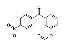 3-ACETOXY-4'-NITROBENZOPHENONE Structure