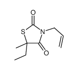 5-ethyl-5-methyl-3-prop-2-enyl-1,3-thiazolidine-2,4-dione Structure