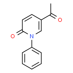 5-Acetyl-1-phenyl-2(1H)-pyridinone Structure