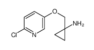 1-[(6-chloropyridin-3-yl)oxymethyl]cyclopropan-1-amine Structure