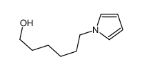 6-pyrrol-1-ylhexan-1-ol结构式