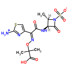 (E)-Aztreonam结构式